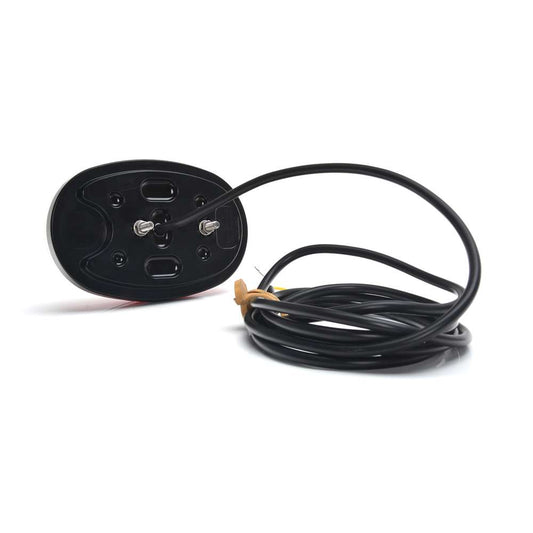 STRANDS Universal Oval LED Tail Light – 3-in-1 Rear Light with Dynamic Sequential Turn Signal