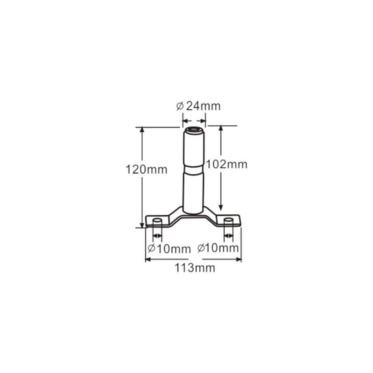 Pole Mounting Bracket | Heavy-Duty Mount for LED Lights & Professional Equipment