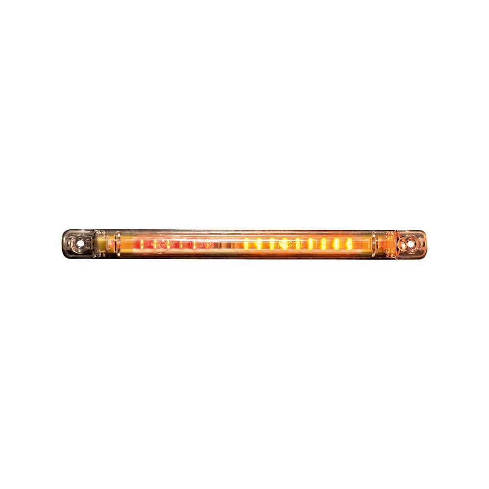 STRANDS Feu Arrière Fibre Optique 237mm – 3 Fonctions, Câble 5M