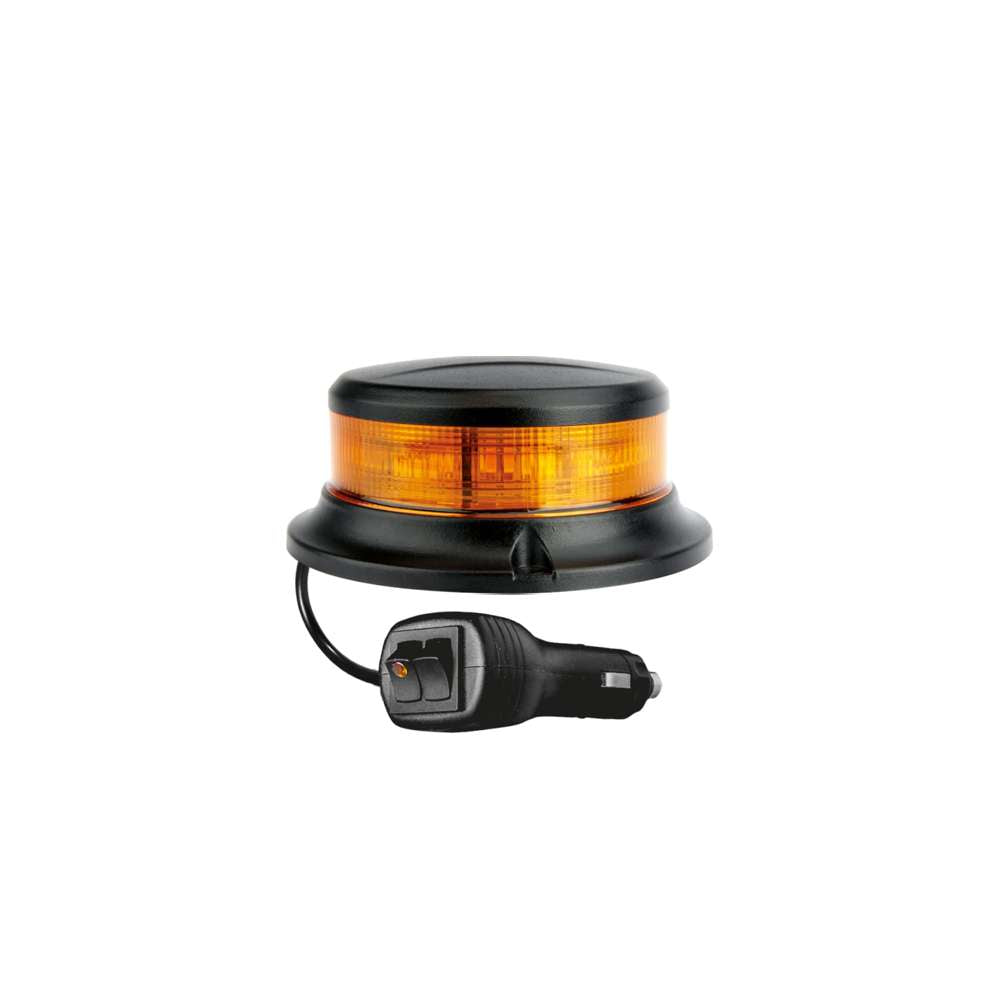 STRANDS Gyrophare LED Aimant/Allume-Cigare – 10 Modes, ECE R65