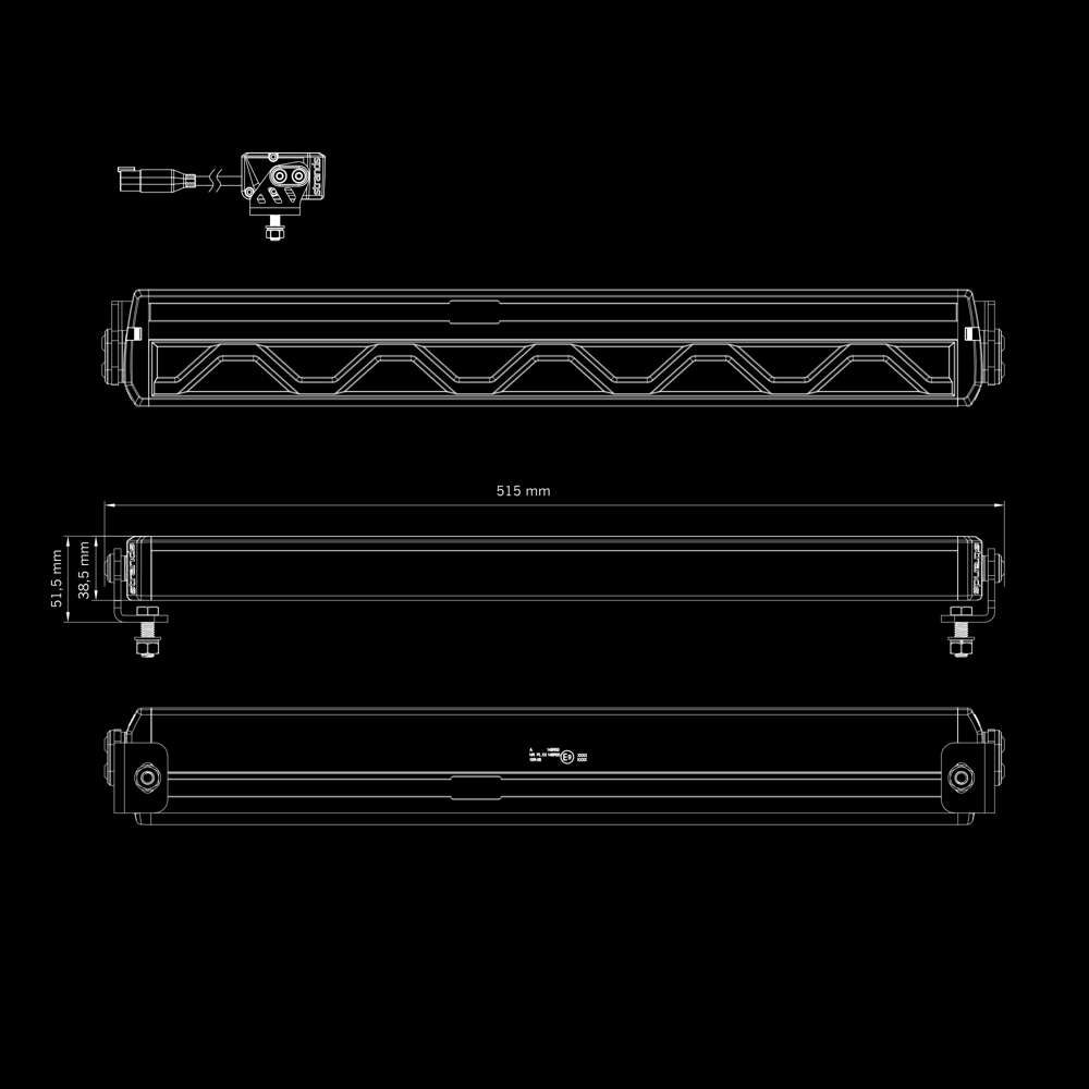 Firefly 20” LED Light Bar – 10,670 Lumens Ultra-Slim Driving Light
