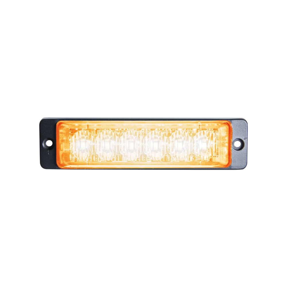 Feu Avertisseur LED Orange Slim Strands 6 LED