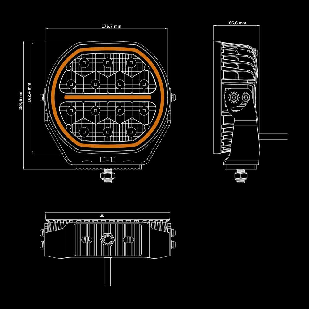 Big Energy 2.0 - Phare LED Longue Portée 7" 9100lm