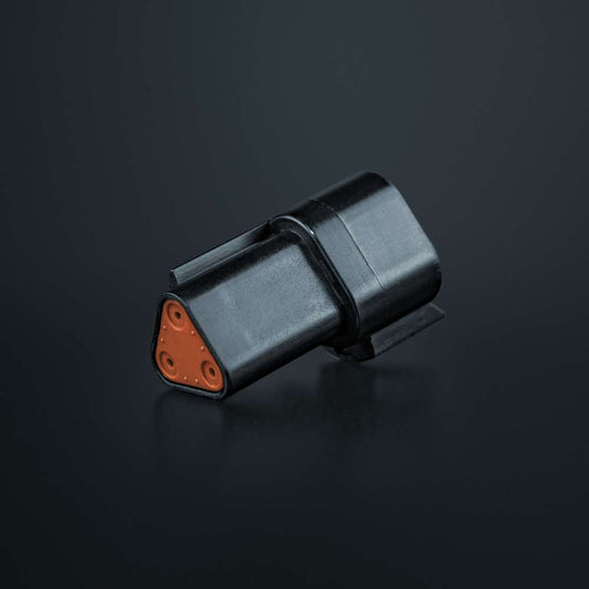 Strands Pro DT-3 PIN Connectors (Pack of 5) – Professional 3-Pin Deutsch Connectors for LED Lighting Systems