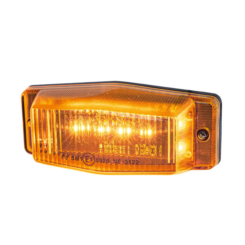 Gyrophare LPL-16 Double Brûleur Orange 24V Compact