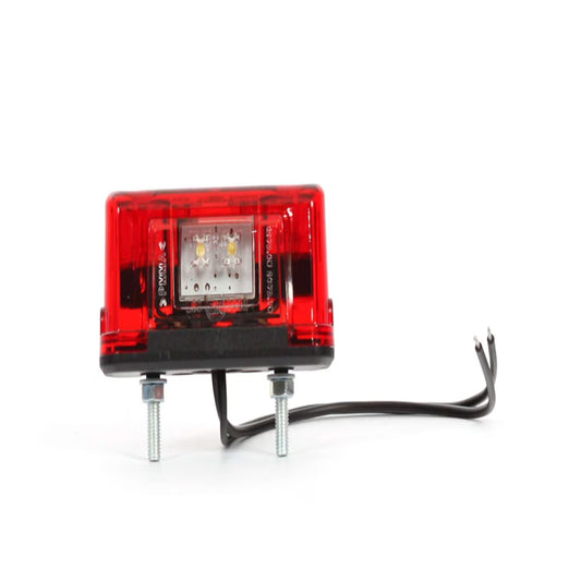 STRANDS 4 LED License Plate Light – Feu de Plaque LED Blanc & Rouge IP68