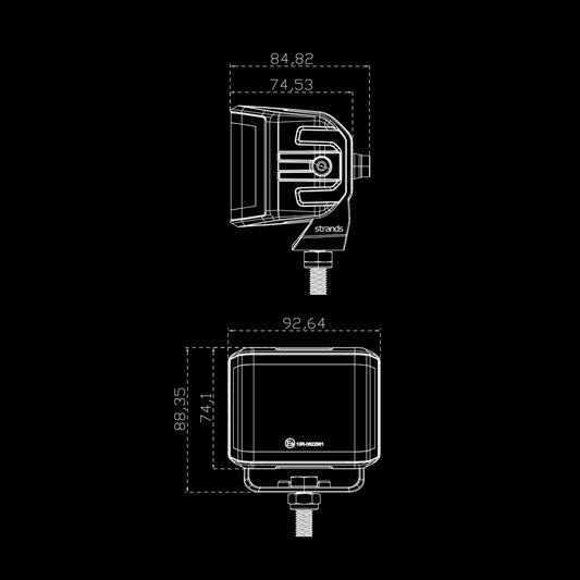 Projecteur de travail LED 44W Red Fox