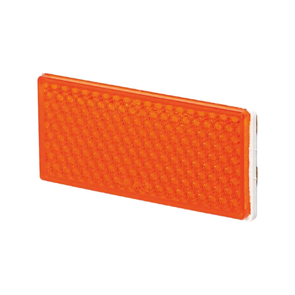 Strands Rectangular Amber Reflector – High-Visibility Side Marker for Trailers, Vans & Commercial Vehicles