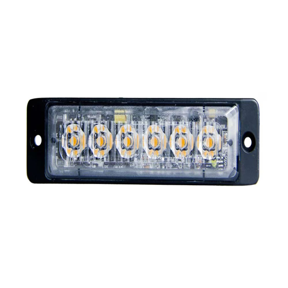 Feu LED orange 6 LED stroboscopique homologué ADR