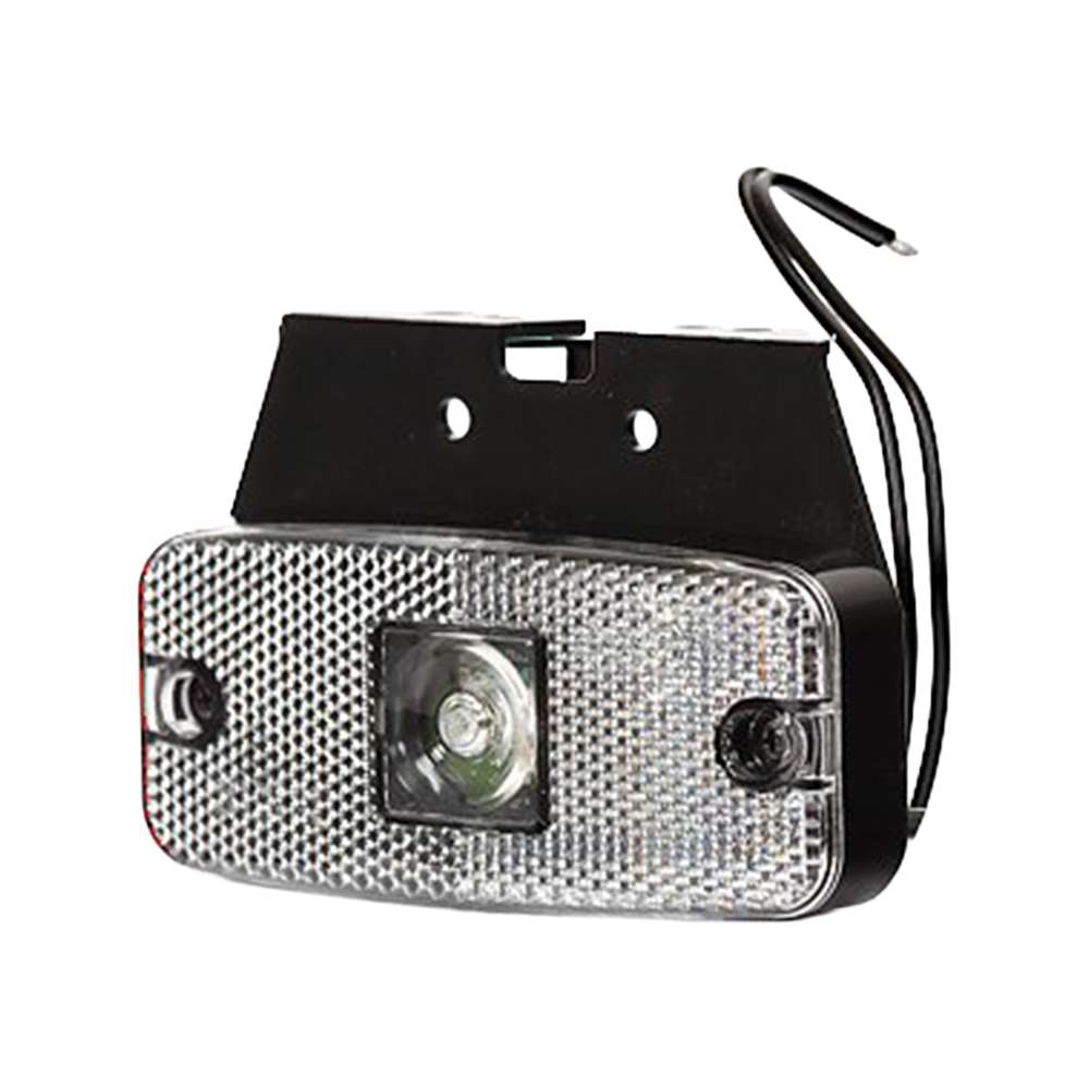 STRANDS Feu de position avant LED – Blanc (Cadre noir)