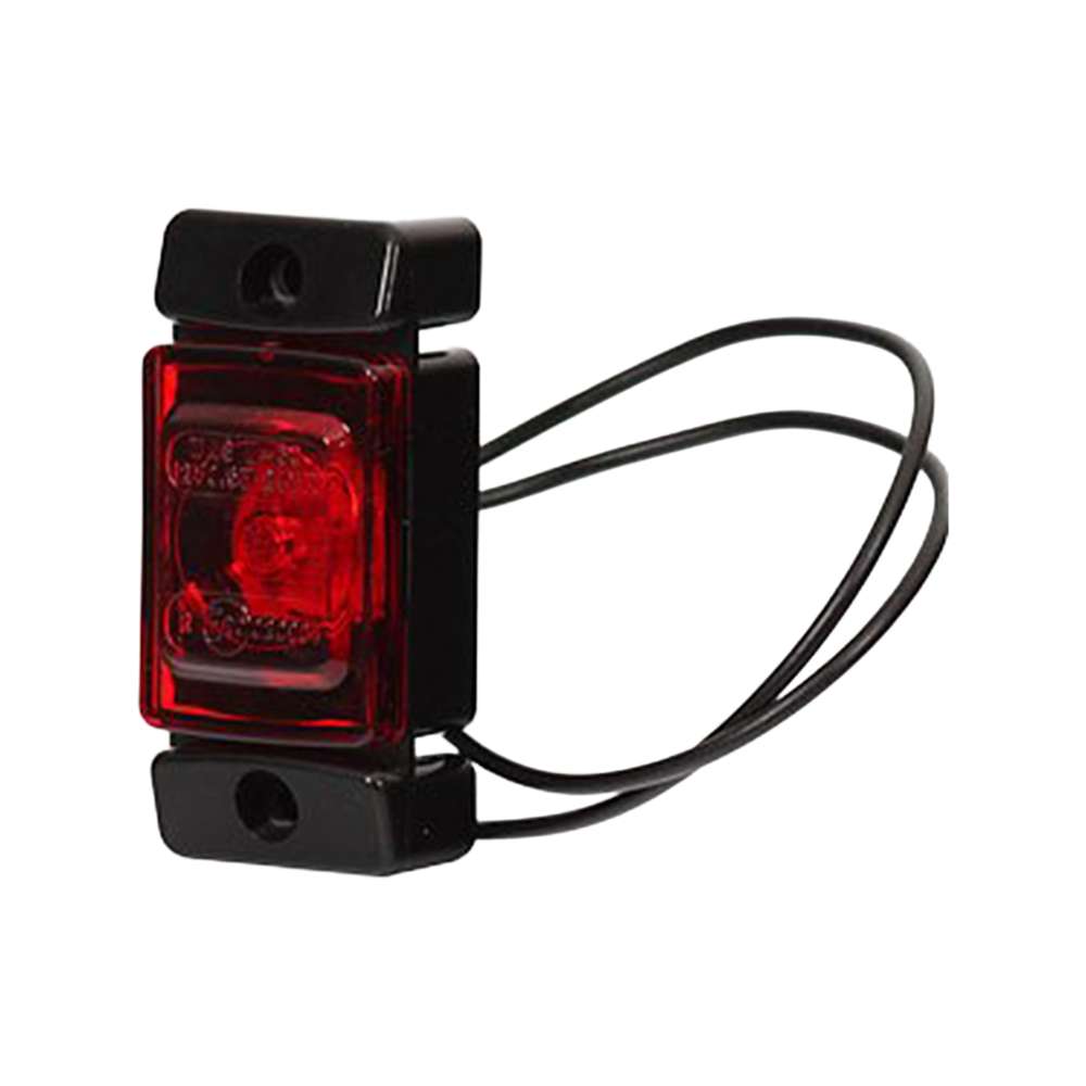 Feu Arrière Strands LED Rouge – Cadre Caoutchouc Noir