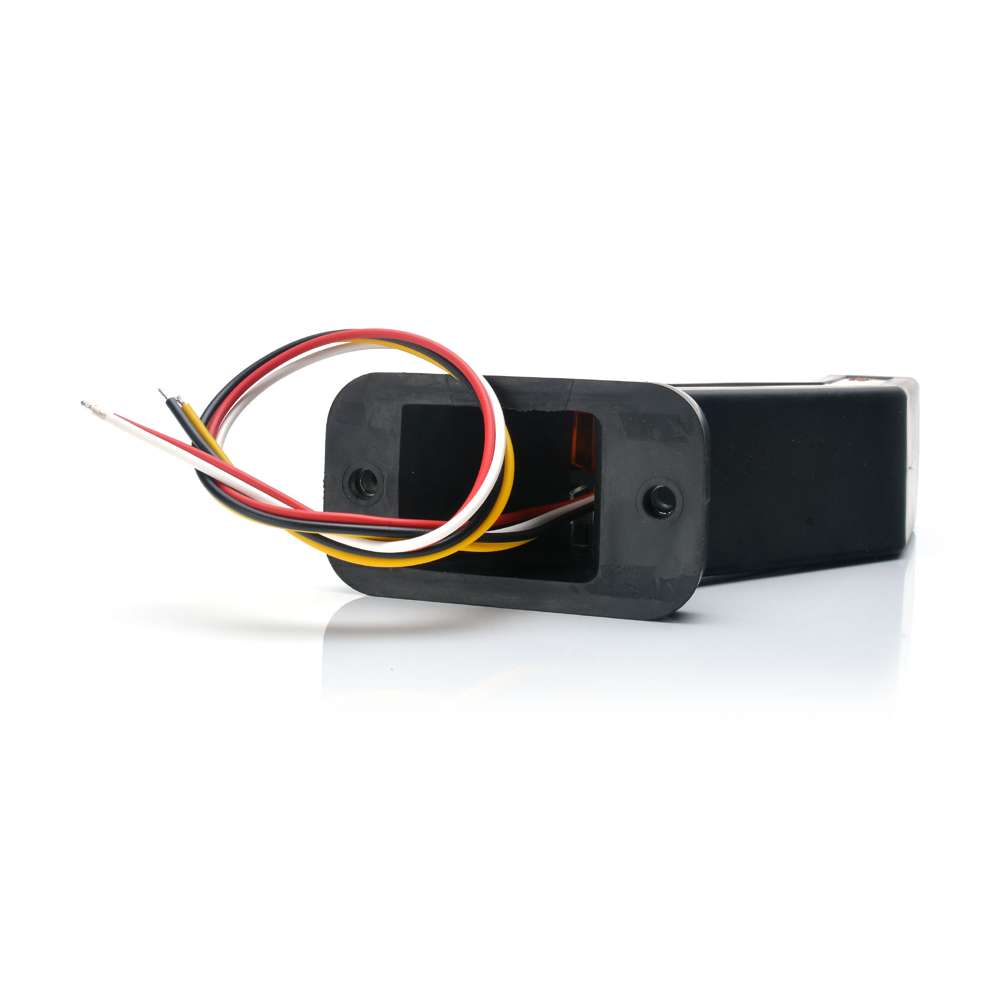 Strands Rubber Arm Right 5-Function Position Light with Dynamic LED Indicator
