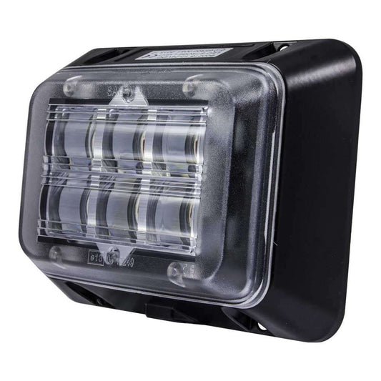 Strands Rectangular Amber LED Warning Light – Professional Surface Mount Safety Signal