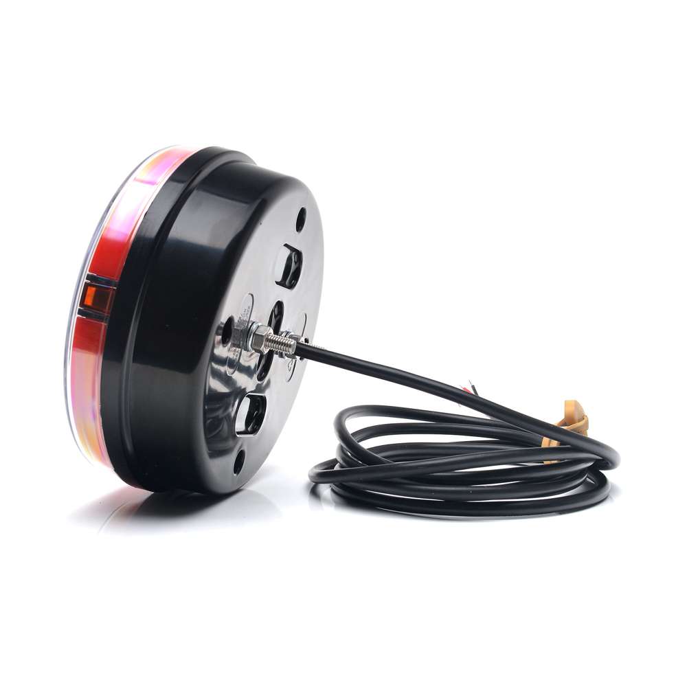 Strands Round LED Rear Light – 3 Functions with Integrated Indicator