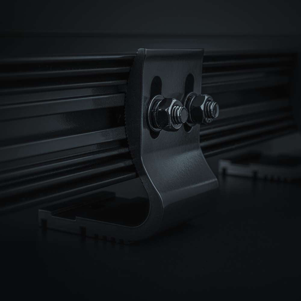 Siberia Rear Mounting Brackets for LED Light Bars – Compatible with DR, NL, DRT, RT, DRC &amp; NG Series