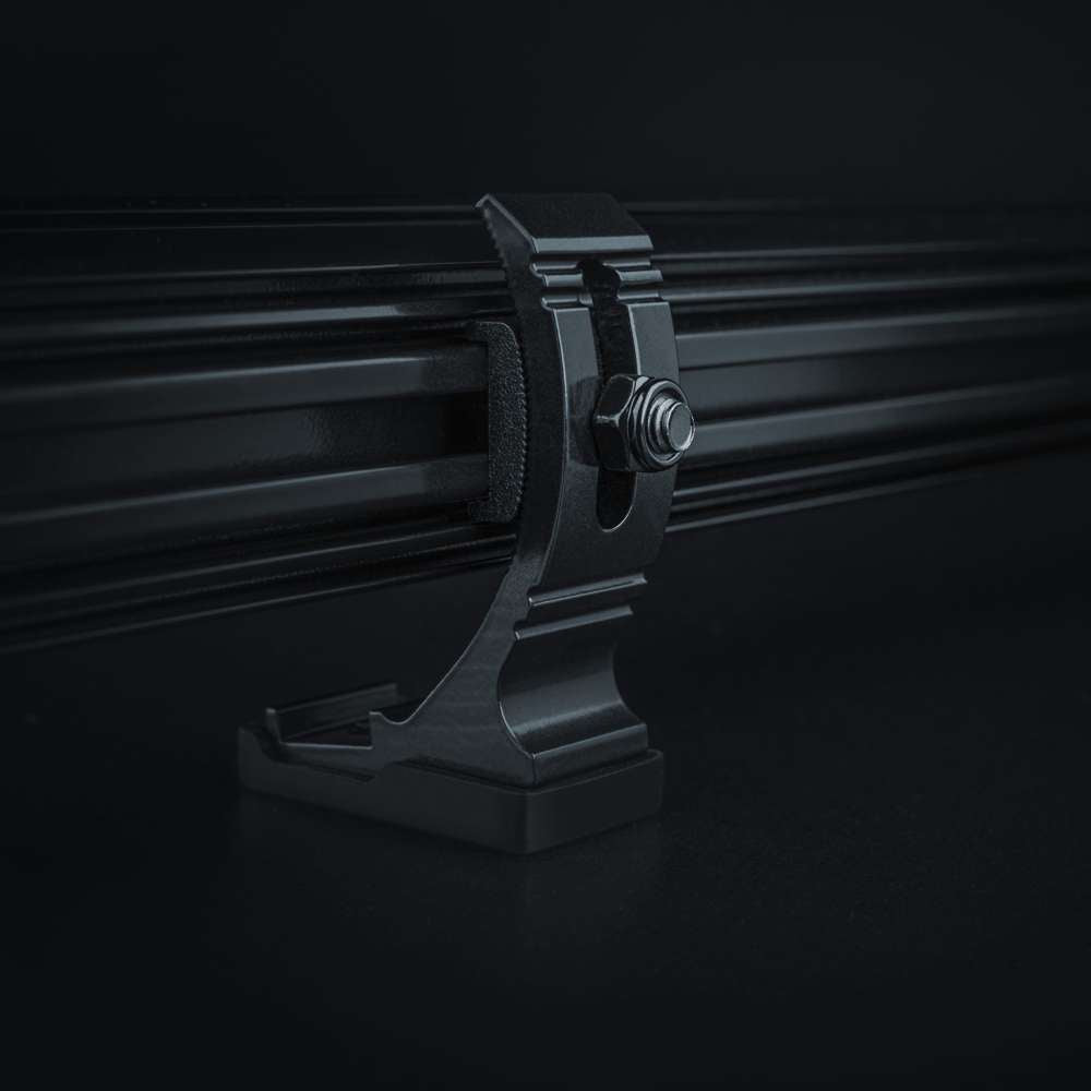 Siberia Rear Mounting Brackets for Single Row LED Light Bars – Compatible with SR, SR Tail, SRC &amp; NGS Series