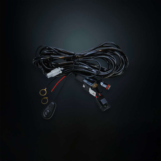 Kit Faisceau de Câblage 12V avec Connecteur DT pour Barre LED – Installation Universelle avec Interrupteur ON/OFF