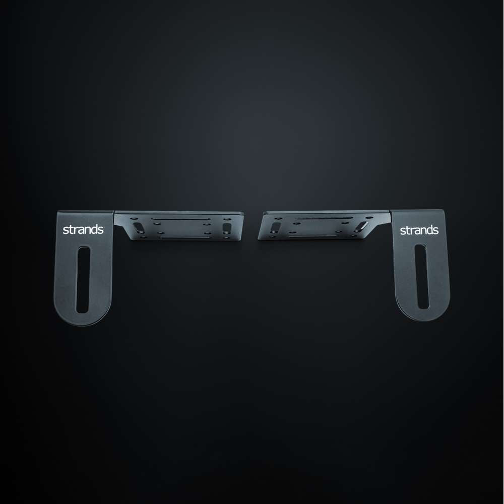 Siberia Universal LED Light Bar Mount Brackets – Professional Adjustable Mounting Solution