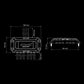 CRUISE LIGHT Contrôleur Stroboscope 2.0 – 12 Modes Flash IP68