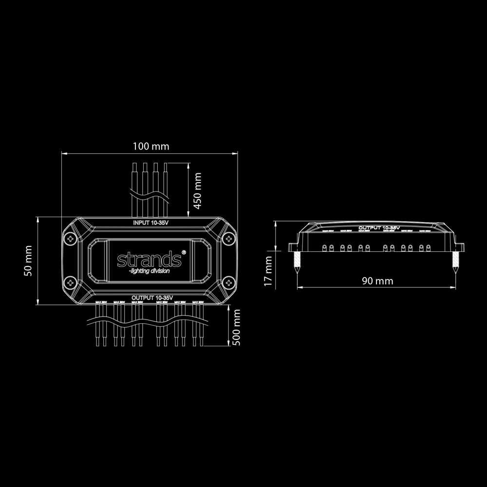 CRUISE LIGHT Contrôleur Stroboscope 2.0 – 12 Modes Flash IP68