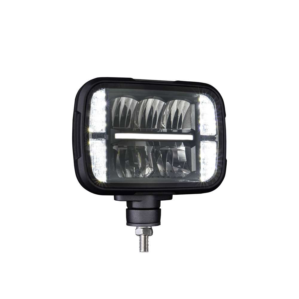 Projecteur LED ALASKA 7" Chauffant – Anti-Neige, E-Approved