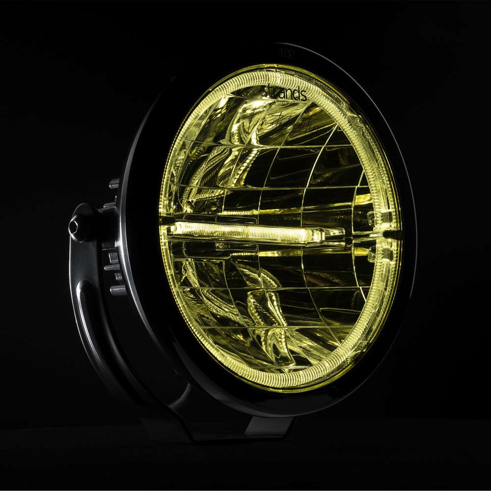 Ambassador Limited Edition 9” LED Long Range Driving Light – Yellow Lens (67W)