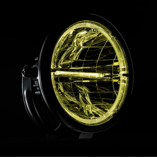 Ambassador Limited Edition 9” LED Long Range Driving Light – Yellow Lens (67W)