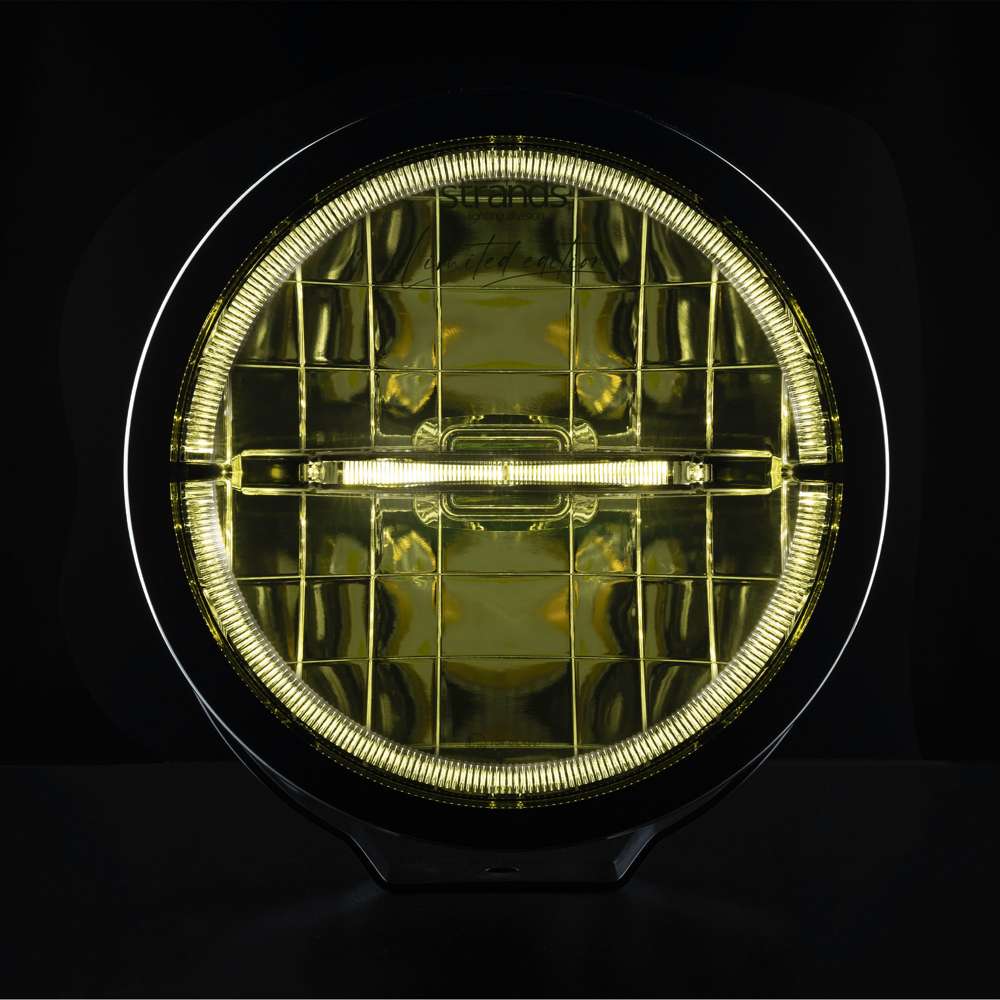 Ambassador Limited Edition 9” LED Long Range Driving Light – Yellow Lens (67W)