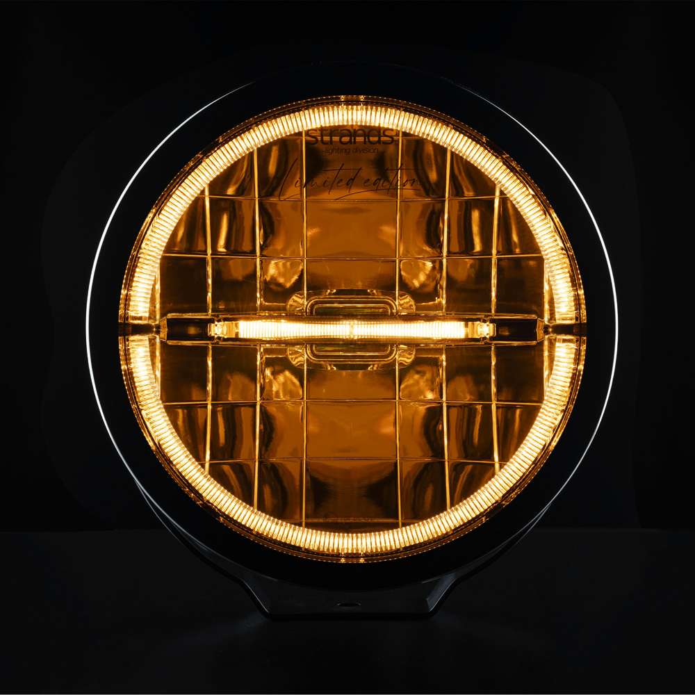 Ambassador Limited Edition 9” LED Long Range Driving Light – Yellow Lens (67W)