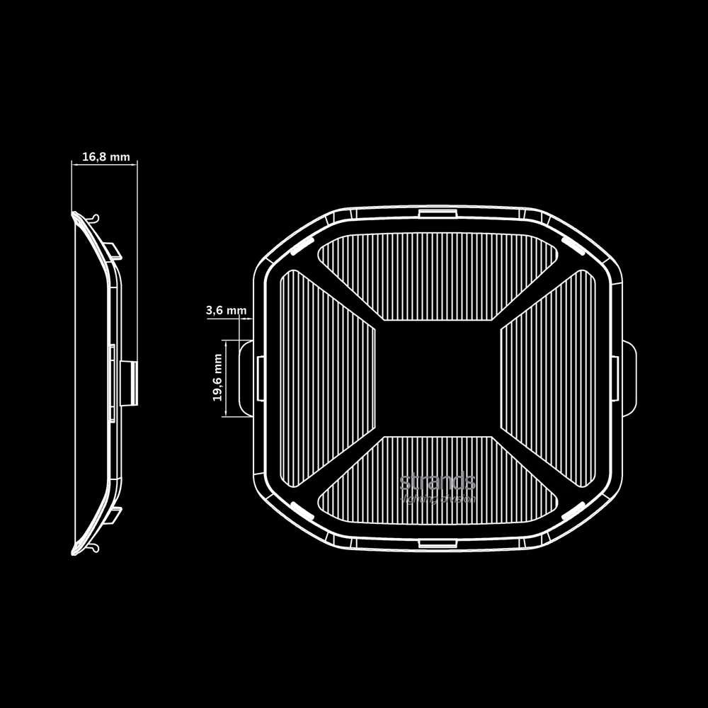 Siberia X 4-Inch Yellow Flood Lens Cover – Wide Beam Performance for Extreme Conditions