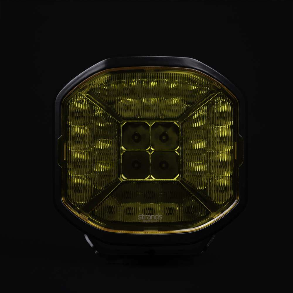 SIBERIA X 9" Yellow Flood Lens Cover – Enhanced Visibility for Any Weather Condition
