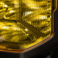 SIBERIA X 7" Yellow Flood Lens Cover – Anti-Fog Performance &amp; Wider Beam Coverage