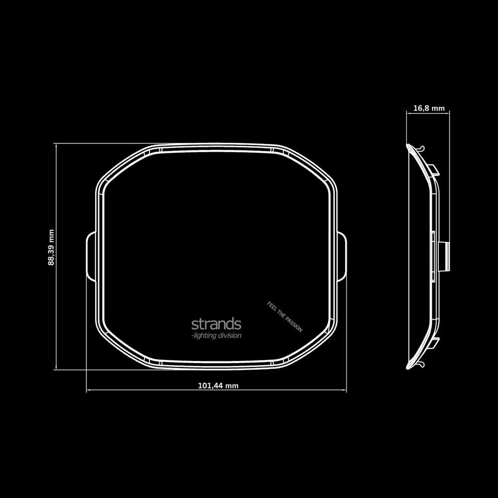 Siberia X 4-Inch Black Lens Cover – Premium Protection &amp; Stealth Styling