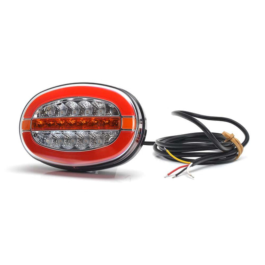 STRANDS Oval LED Rear Light 3-in-1 – Universal Fit for Trailer, Truck &amp; Utility Vehicles