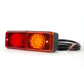 STRANDS Universal Rectangular LED Tail Light – 3-in-1 Rear Light with Simple Design for Trucks, Trailers &amp; Utility Vehicles
