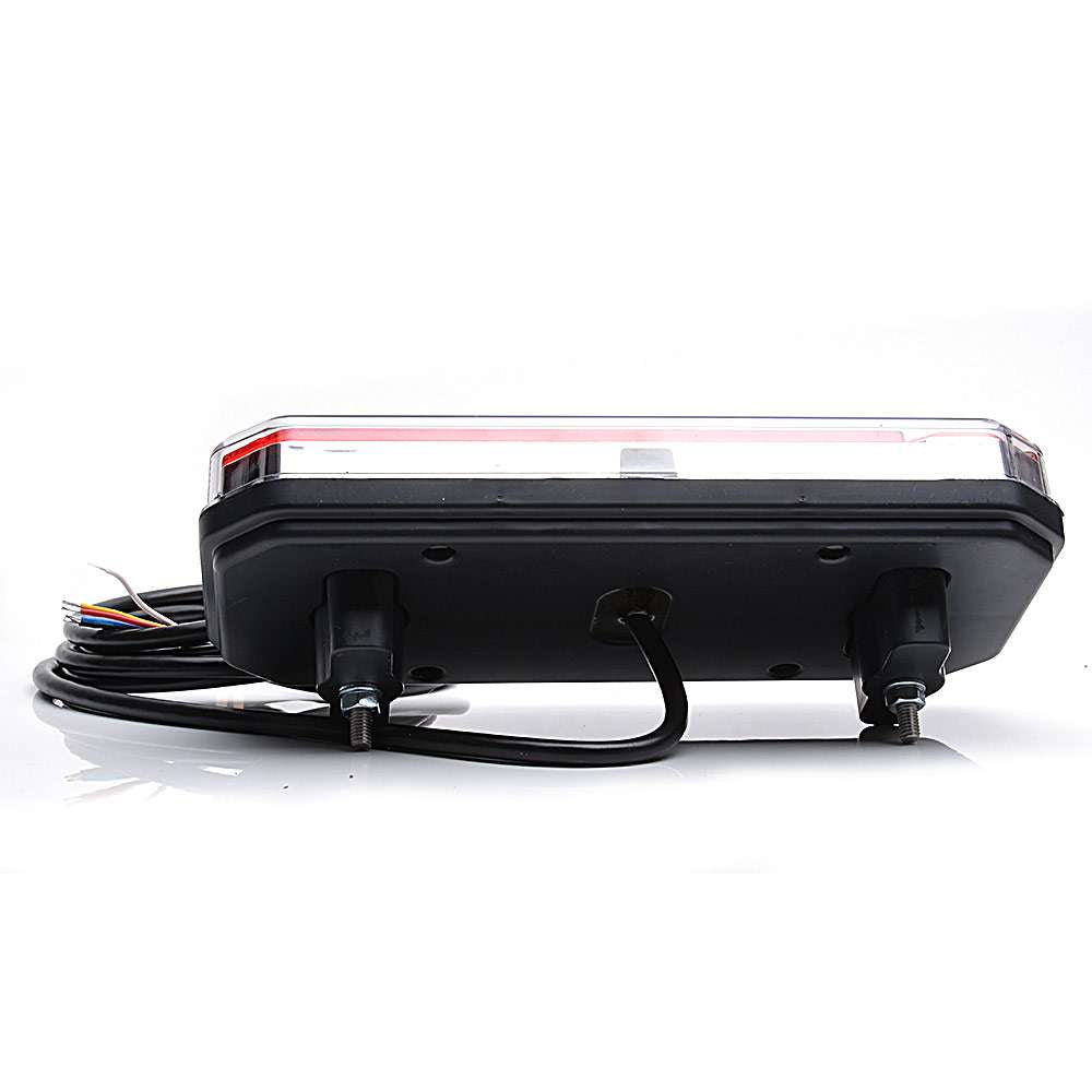 STRANDS Universal Rectangular LED Rear Tail Light – 5 Functions | E-Approved &amp; IP68 Waterproof