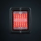 IZE LED - Feu Arrière Stop Carré Lentille Claire