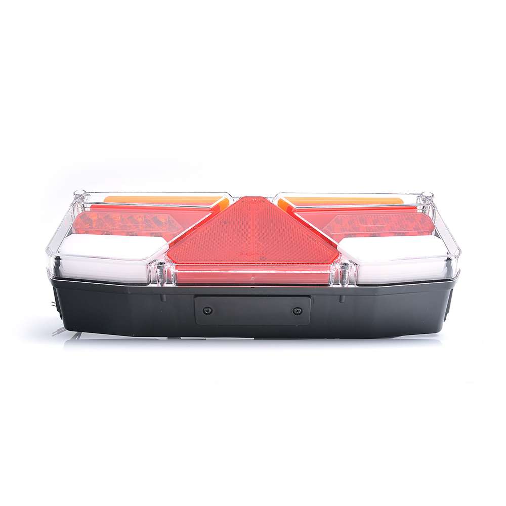 STRANDS Left Side Rectangular LED Trailer Tail Light – Neon Effect &amp; Dynamic Sequential Indicator