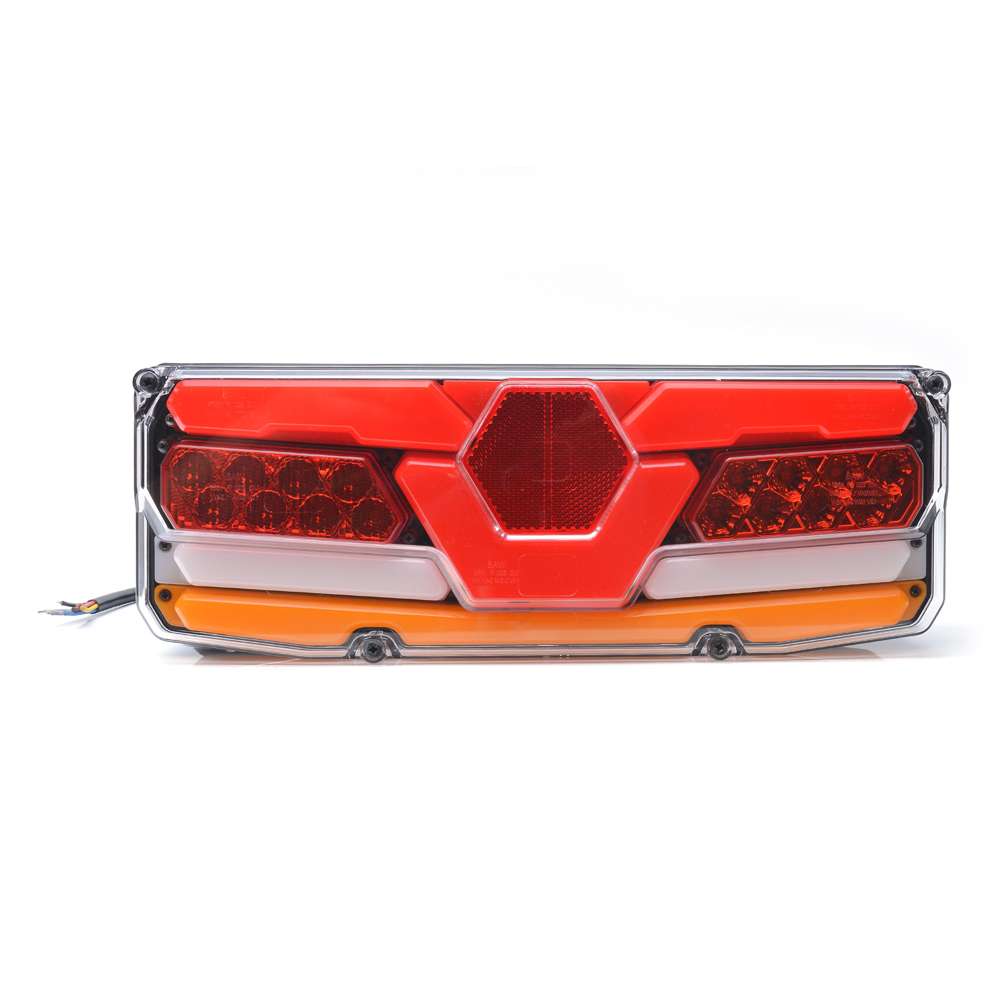 STRANDS Right Side Rectangular LED Truck Tail Light – Neon Effect &amp; Dynamic Sequential Indicator