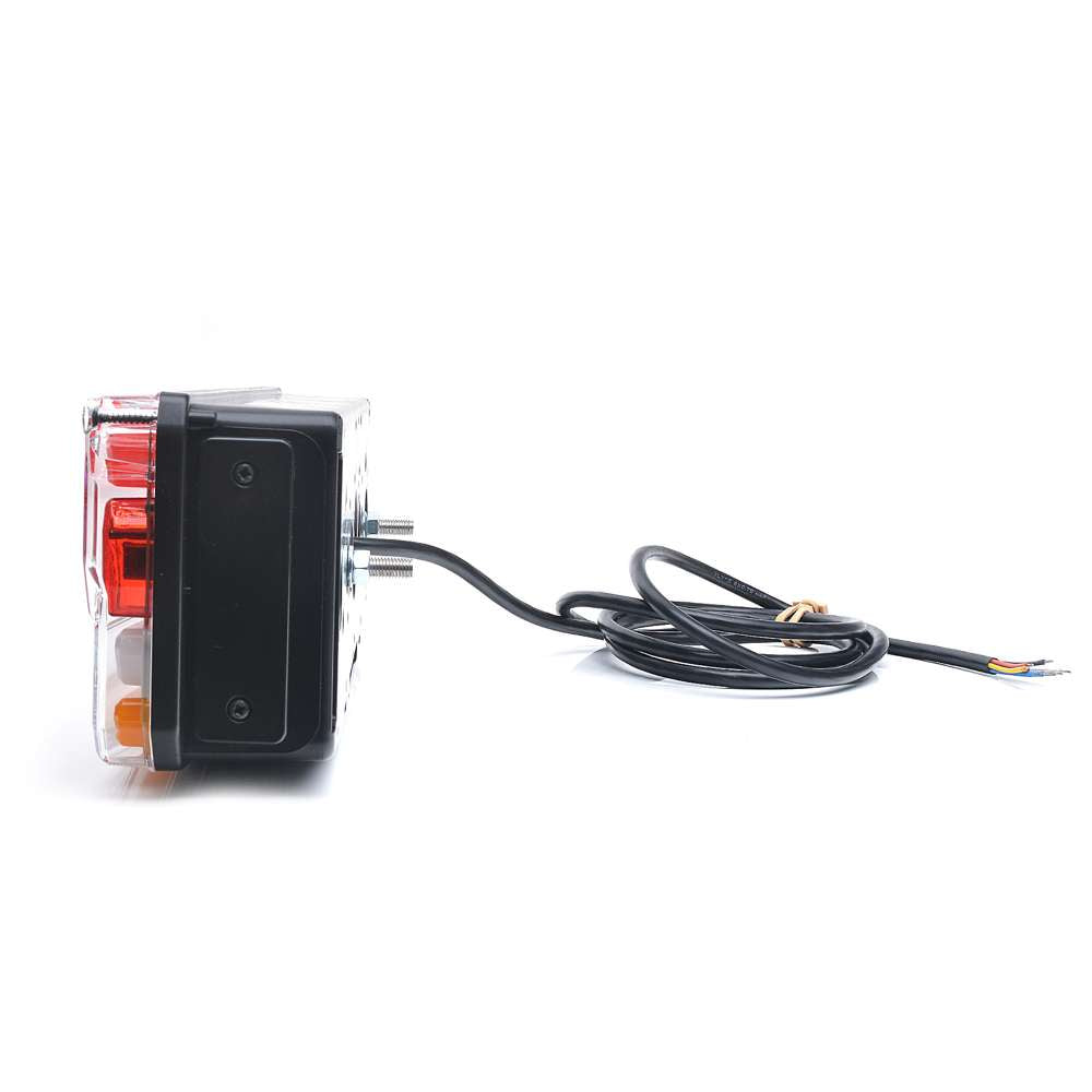 STRANDS Left Side Rectangular LED Truck Tail Light – Neon Effect &amp; Dynamic Sequential Indicator