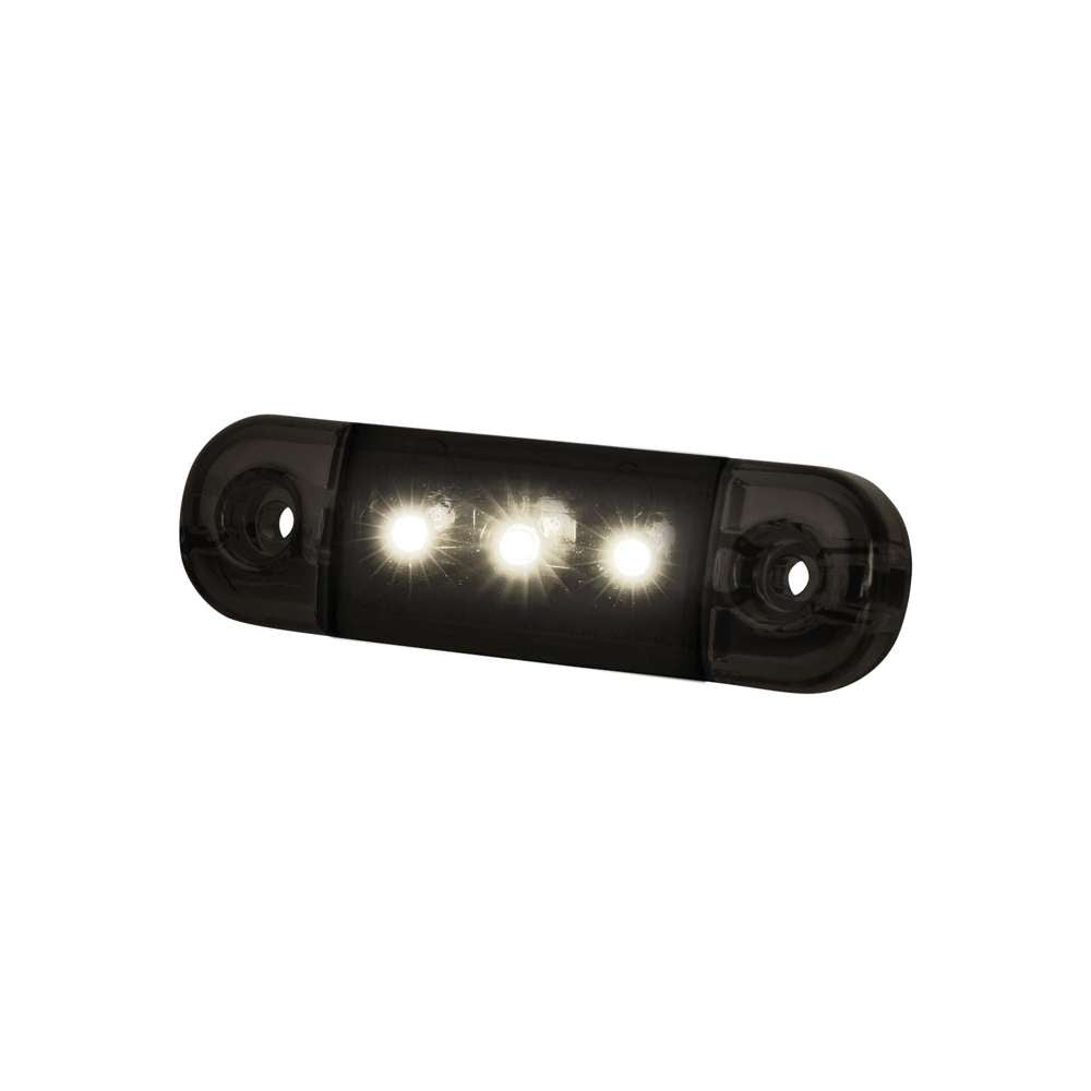 Dark Knight Slim Feu Position Avant 3 LED – Lentille Fumée Noire