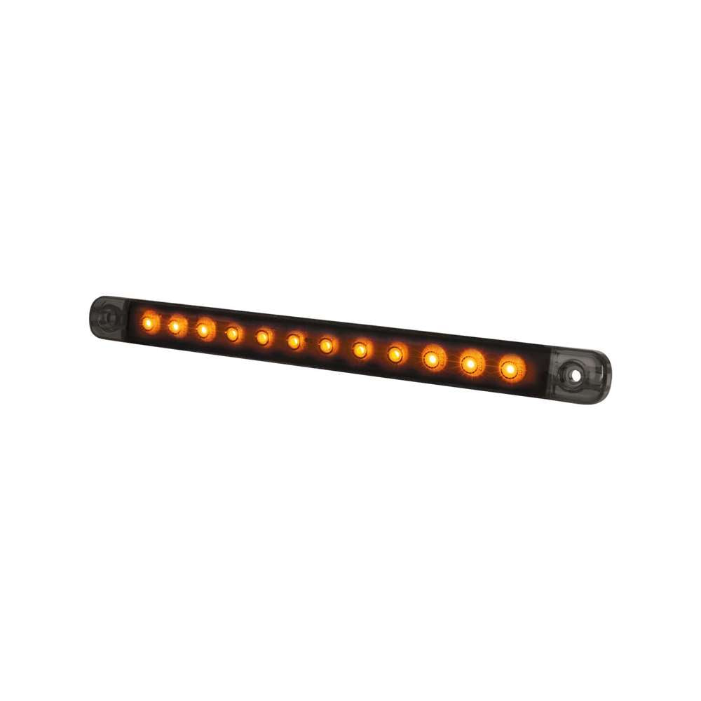 DARK KNIGHT Slim Clignotant 238mm – Lentille Sombre Premium