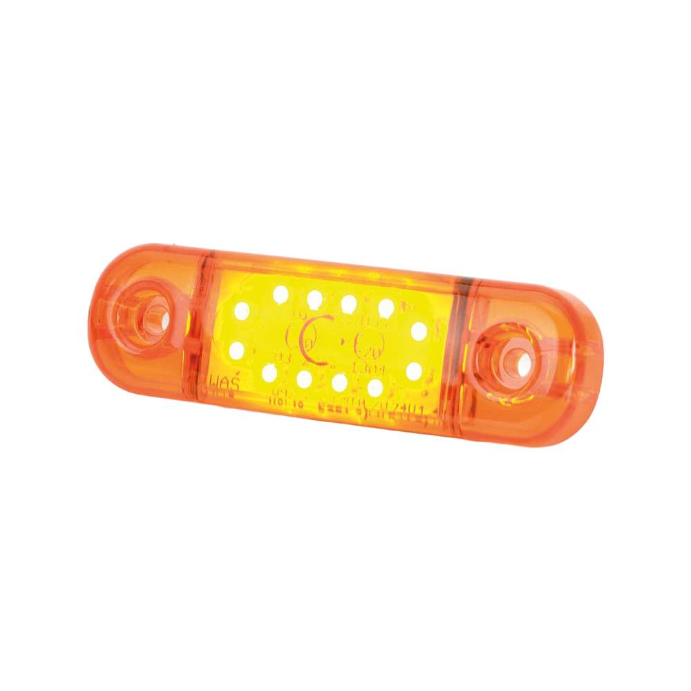 Feu Latéral LED STRANDS Slim 12 Diodes Verre Orange