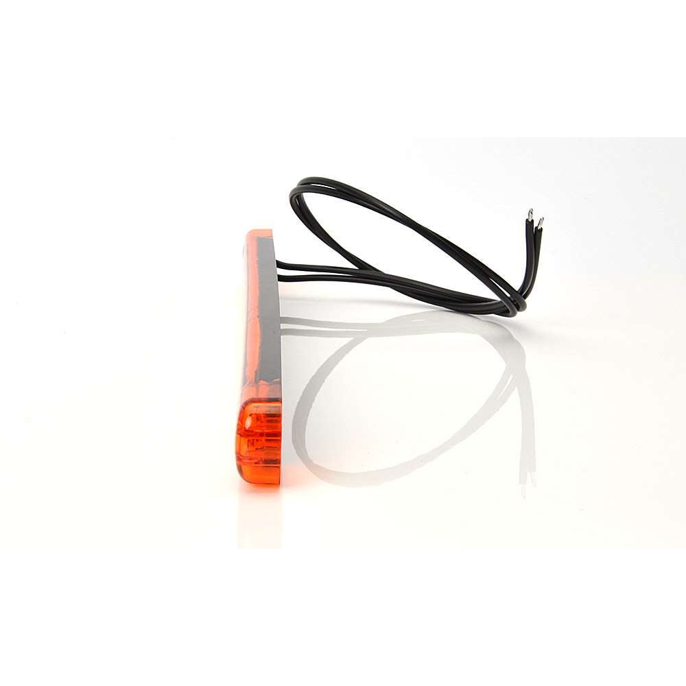 STRANDS Feu de Gabarit 9 LED Long – Verre Orange Slim