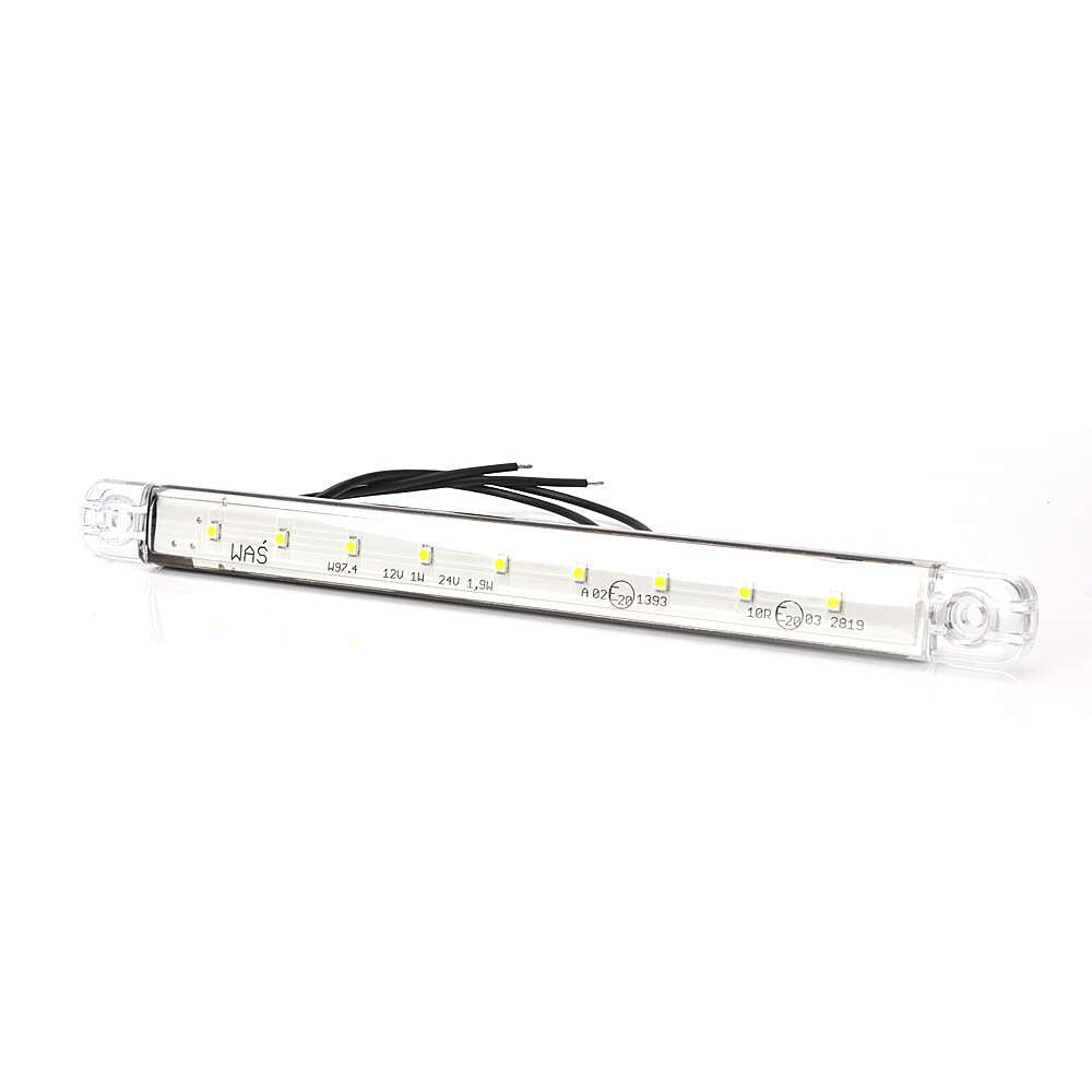 STRANDS Slim Feu de Position Avant 9 LED – Verre Clair Ultra-Fin