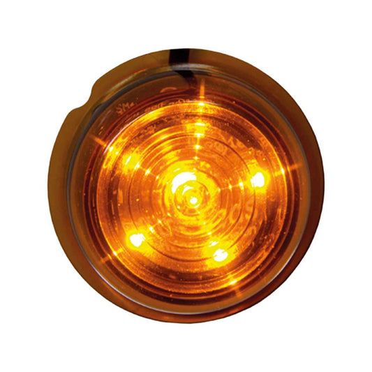 Feu de Gabarit Latéral VIKING 6 LED Ambre – Feu de Position LED 12V/24V pour Véhicules Professionnels