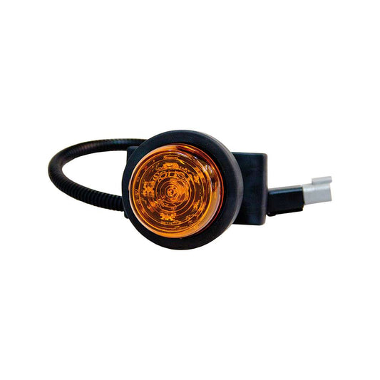 Strands Cone Rubber Arm Side Marker Light – Amber LED R91 Approved – IP68 Waterproof 10-32V Position Light
