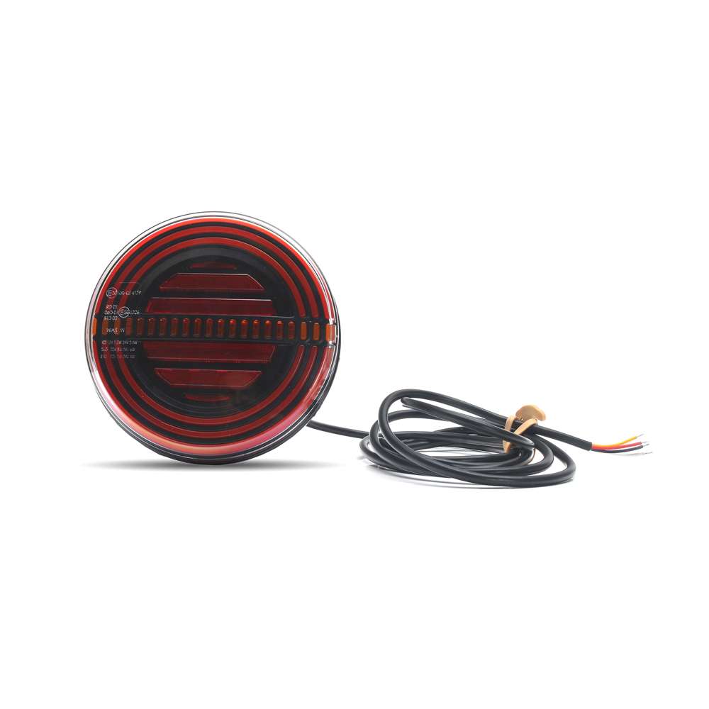Feu Arrière STRANDS 3 Fonctions Rond 142MM IP68