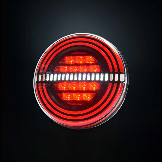 STRANDS 3-in-1 Round 142mm LED Rear Light – Universal Multi-Function Solution