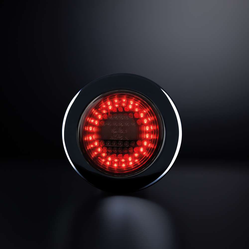 Feu LED Arrière Rond IZE Gauche – 3 Fonctions, Design Premium